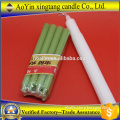 South Africa market white candle with flutes/ridges